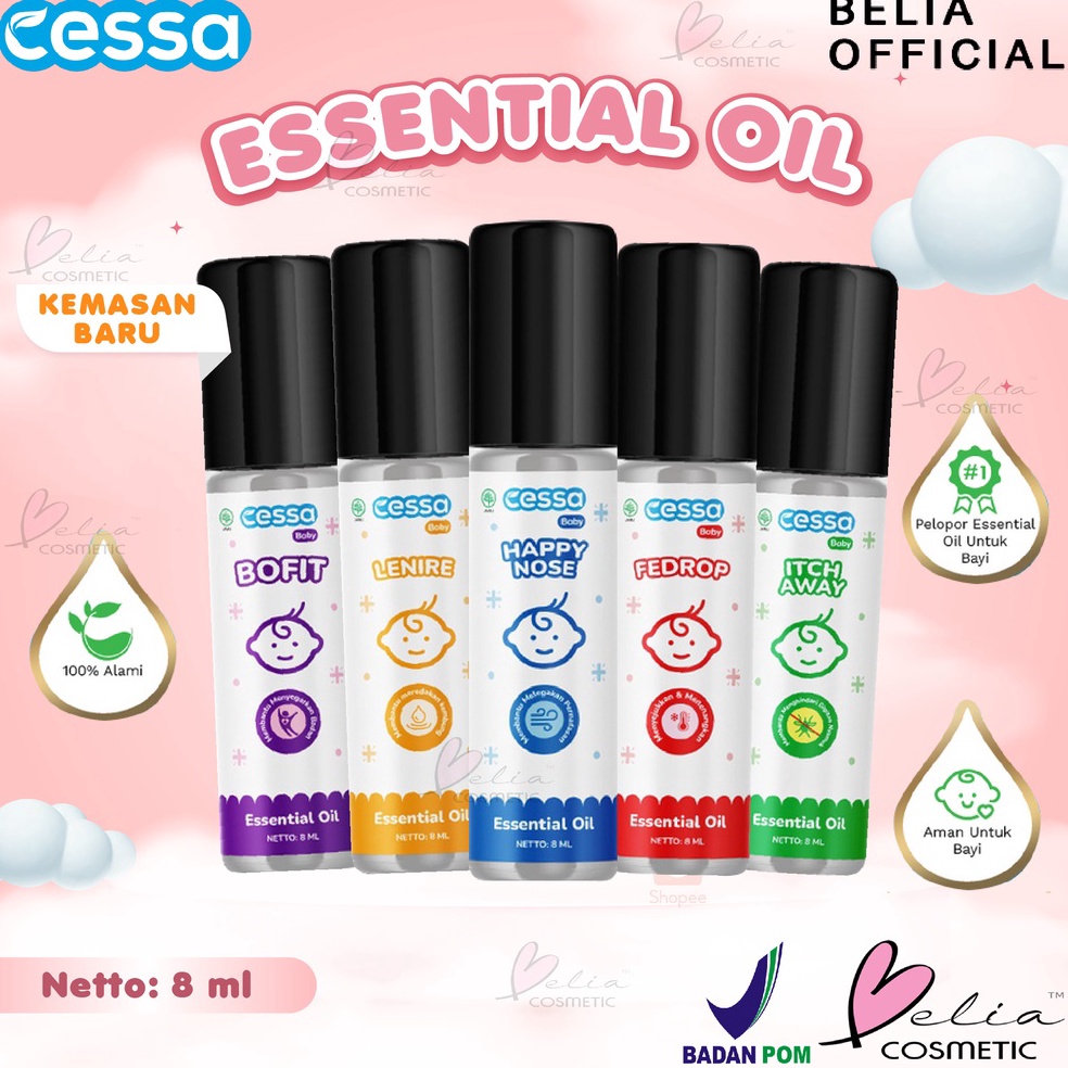 99 Promo   BELIA  CESSA Essential Oil Series for Kids or Baby  Baby Support Immune Shield Meningkatkan Imunitas Anak  Essential Roll On 8ml  Essential Oil Pereda Batuk  Pilek  Penurun Panas dan Demam