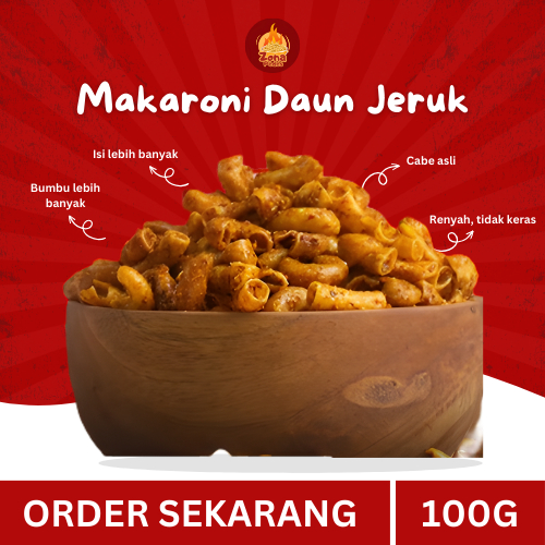 

[Zona Pedes] Kripik Makaroni Pedas Daun Jeruk Murah 1kg