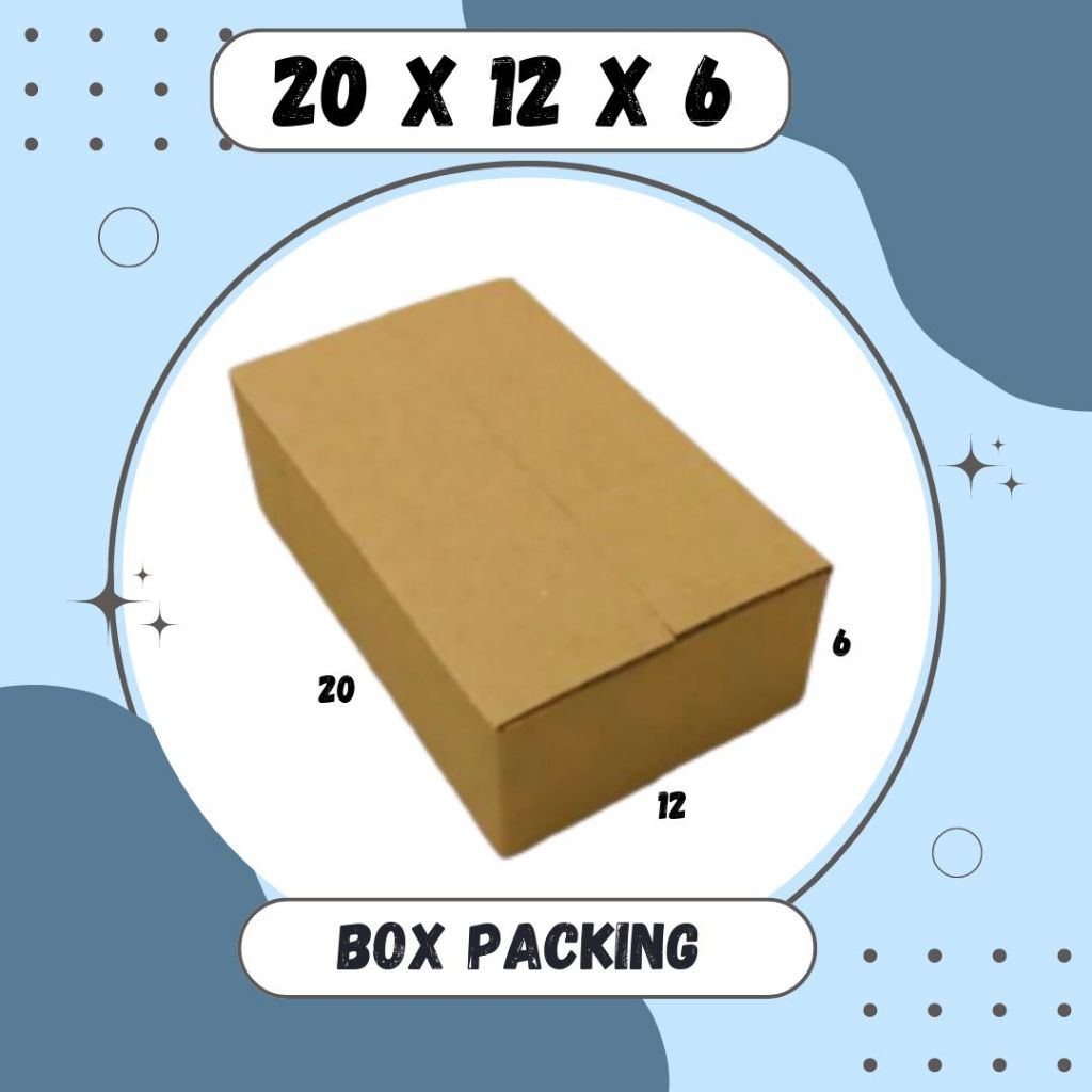 

Kardus 20x12x6 Box Packing A1 Karton Kotak Kemasan Olshop Sparepart Dus Souvenir