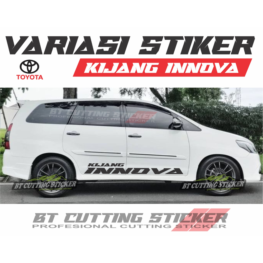IN81 stiker kijang innova stiker toyota kijang innova stiker mobil innova stiker cutting innova