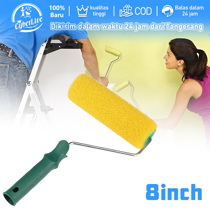 Kuas Roll Cat Tekstur 8inch Rol Untuk Cat Tembok Texture Roller Paint