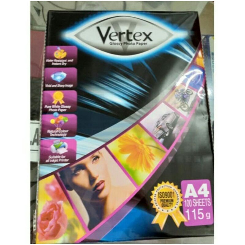 Glossy Photo Paper VERTEX 115 GSM