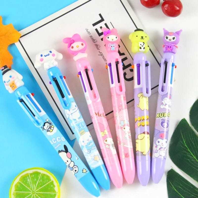 

Pulpen 6 Warna Karakter Sanrio Lucu Pen 6 Warna Alat Tulis Sekolah Kantor Stationery