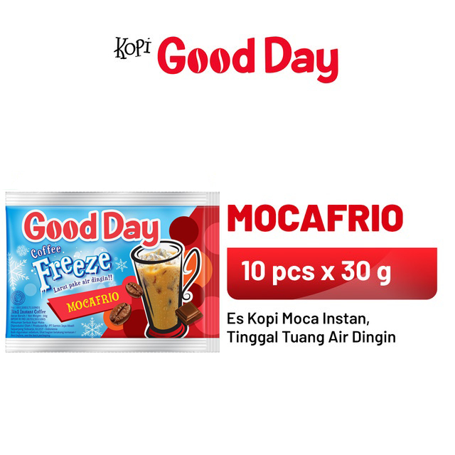 

GOOD DAY Coffee Freeze Mocafrio 1 Renteng (10 x 30 gr)