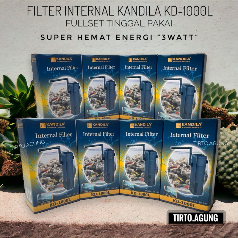 Filter LOW WATT celup internal tinggal pakai KANDILA SAKKAI PRO IP MAN SP-1000L KD-1000L AQUARIUM AQ