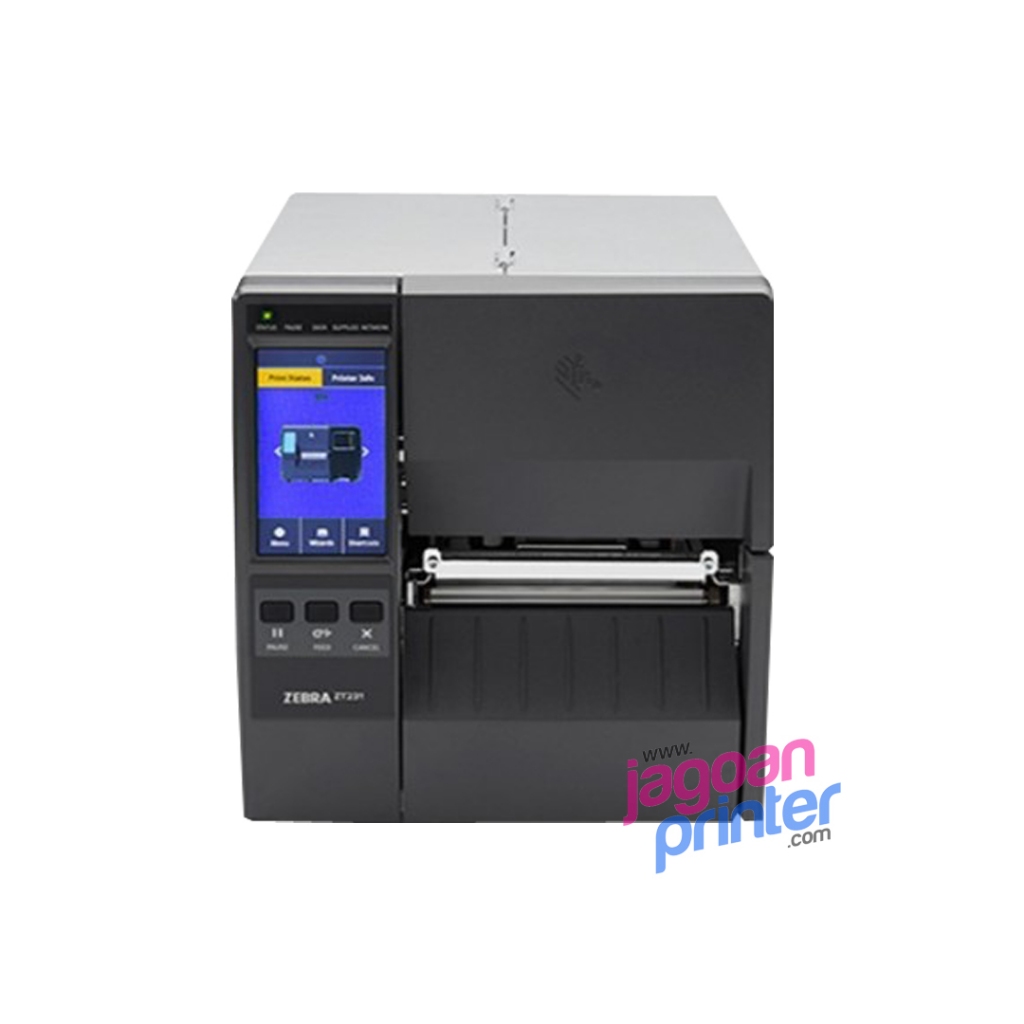 Printer Industri Zebra ZT231, Perpindahan Panas 203 DPI, Label Barcode 4.5 in/114 mm
