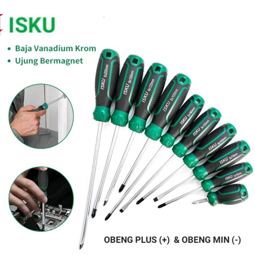 Bor dan Impact Drill Isku 2 IN 1 - Alat Bor Listrik Serbaguna untuk Proyek Rumah Anda
