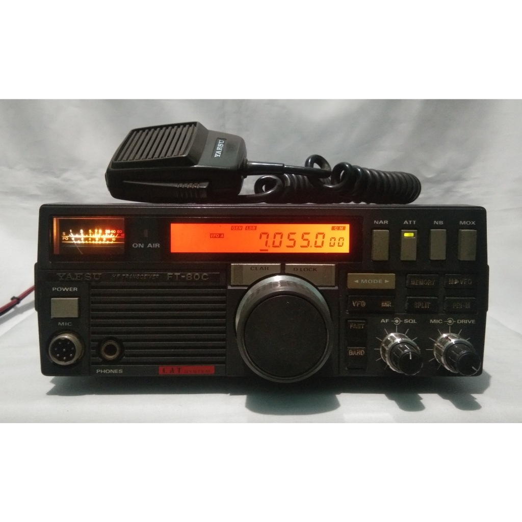 Radio Rig HF Yaesu FT80C SSB All Band Japan Lumayan Mulus