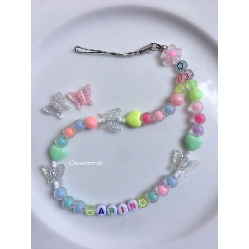 PHONE STRAP CUSTOM NAMA
