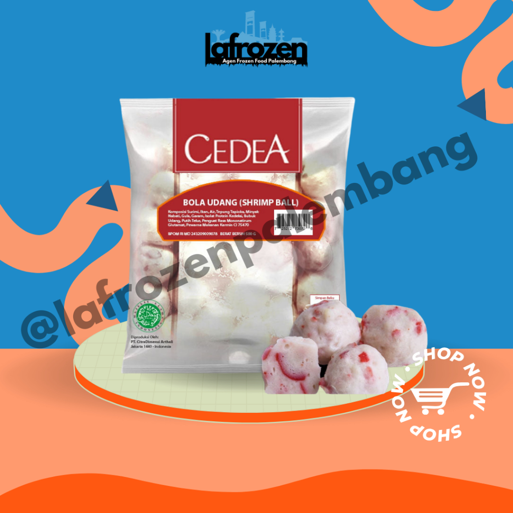 

CEDEA BOLA UDANG 500GR | SHRIMP BALL | BOLA UDANG | STEAMBOAT | SUKI | UDANG | BAKSO UDANG