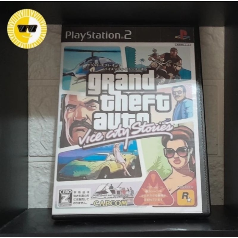 Kaset PS2 DVD PS2 GTA Vice City Original Japan