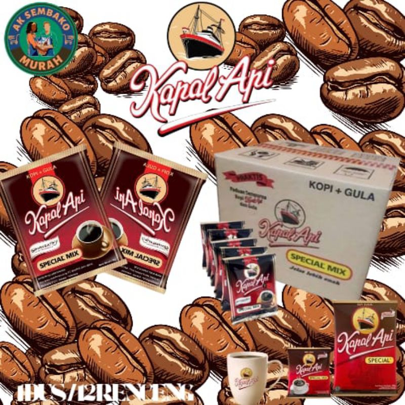 

KOPI KAPAL API SPECIAL MIX 1 DUS