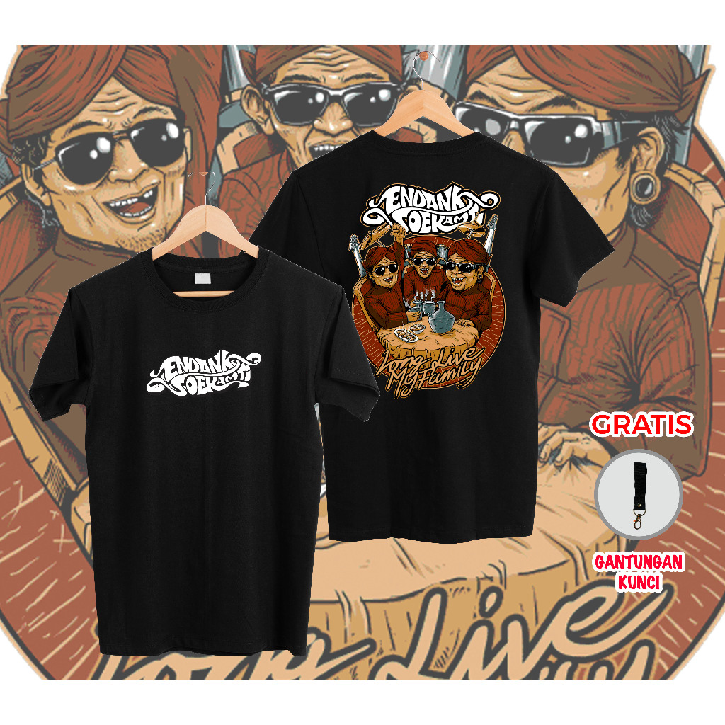 Kaos Endank Soekamti Long Live My Family / Tshirt Endank Soekamti / Kaos Band Music