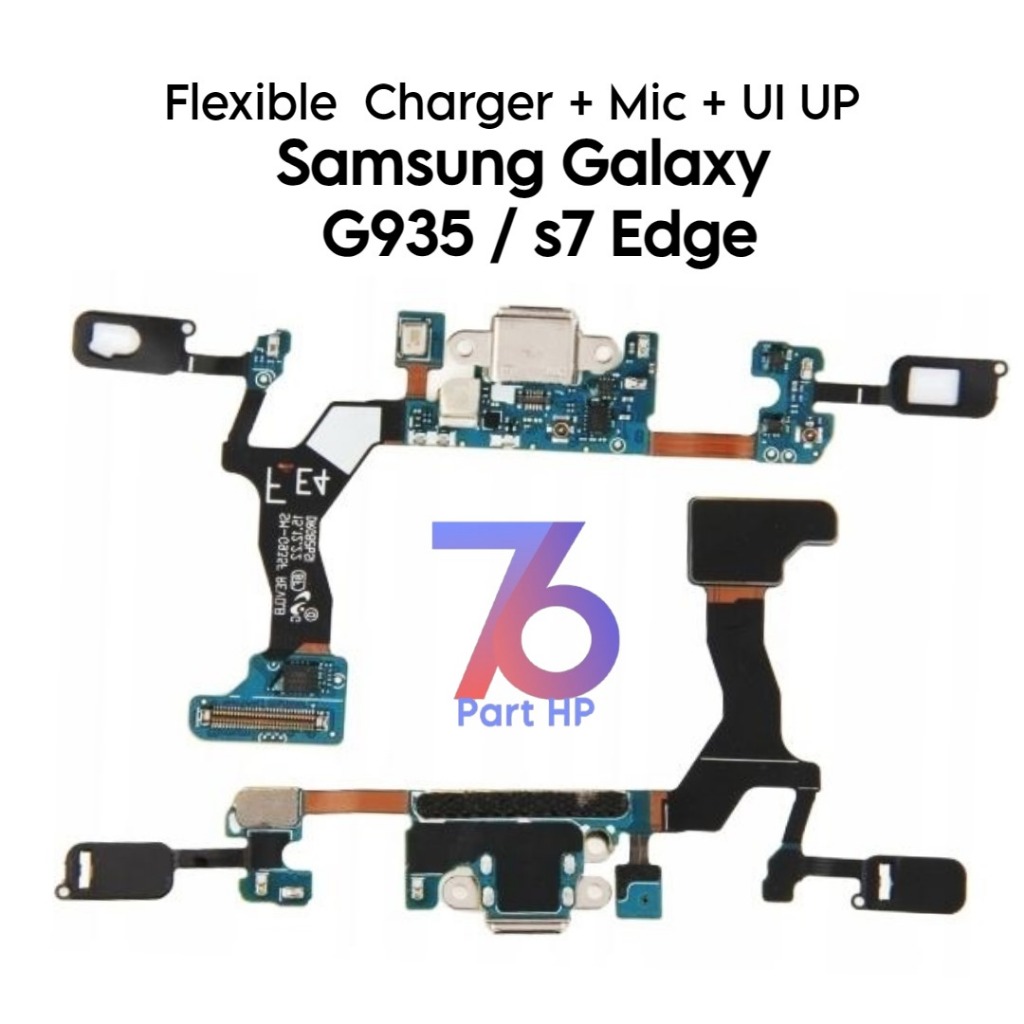 Flexible Konektor PCB Charger Mic + UI UP Samsung Galaxy S7 Edge / G935 / SM-G935F / SM-G935FD / SM-