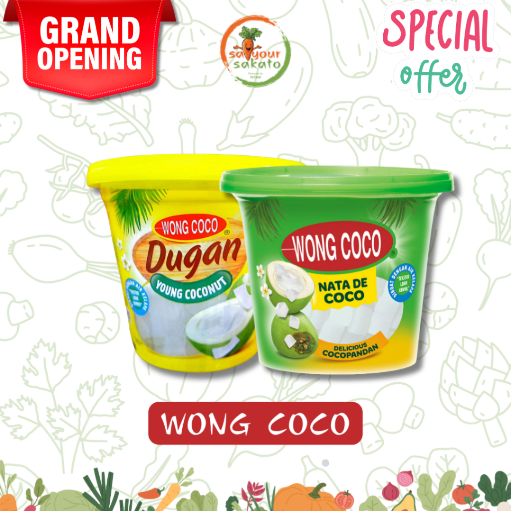 

Wong Coco Nata De Coco & Dugan Young Coconut 1Kg - Saiyour Sakato