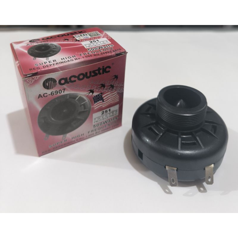 Tweeter Acoustic AC-6907 251 500w
