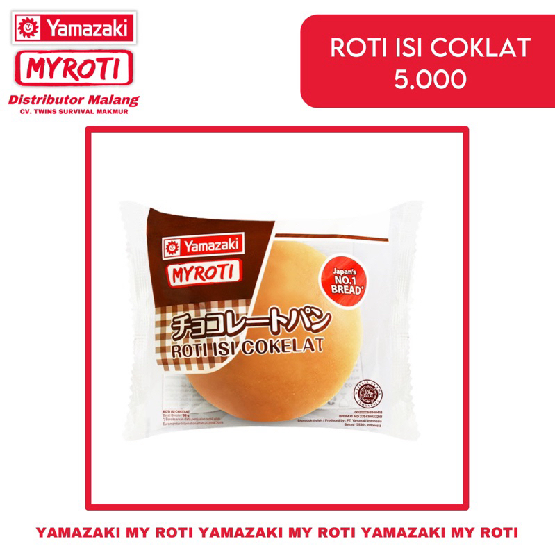 

ROTI ISI COKLAT YAMAZAKI MYROTI