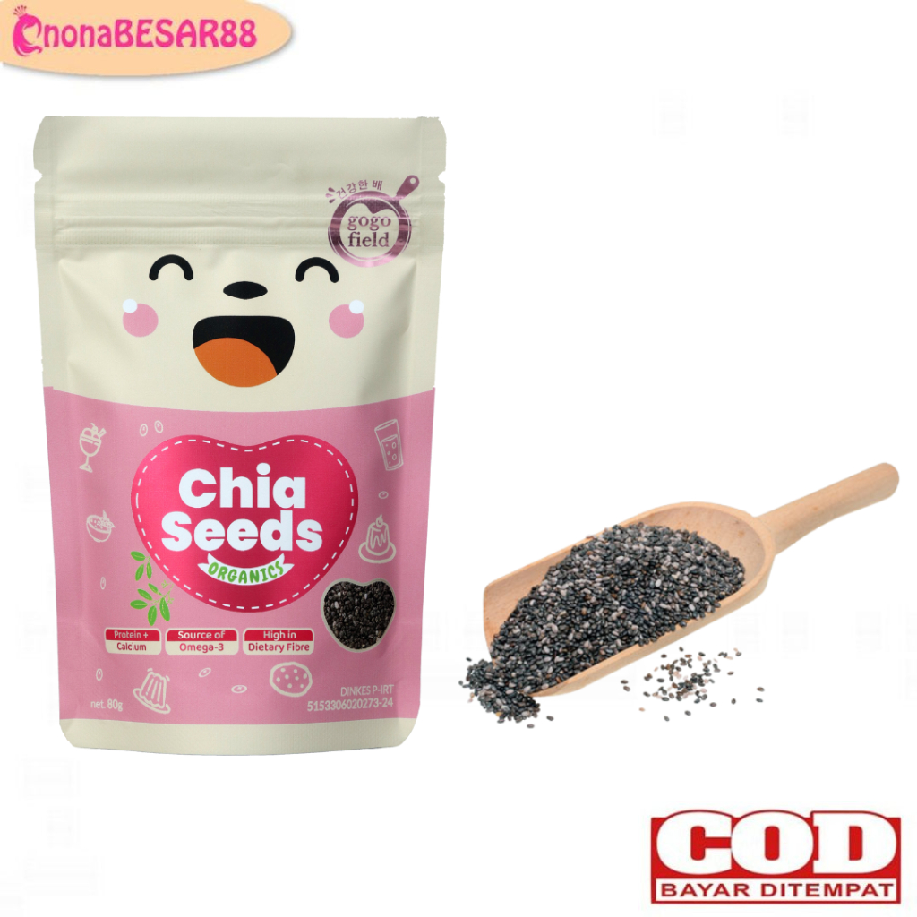 

Chia Seed 80gr / Bukan Biji Selasih / Minuman / MPASI