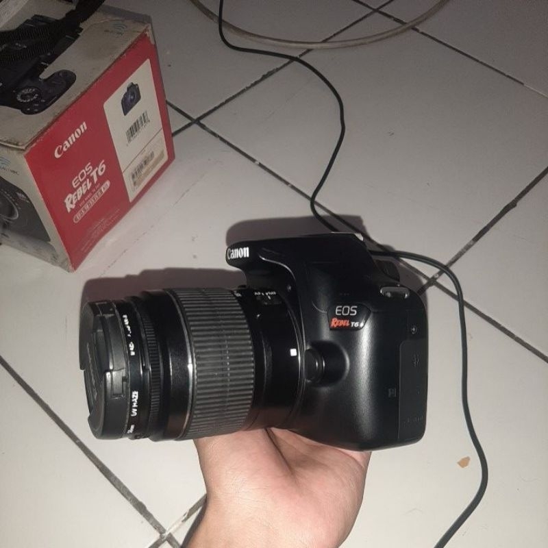 kamera canon 1300d/rebel t6 fulset