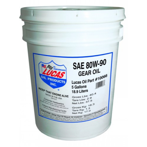 Lucas Oil Gear Oil SAE 80W - 90 Pail | Oli Gardan ( Harga / liter)