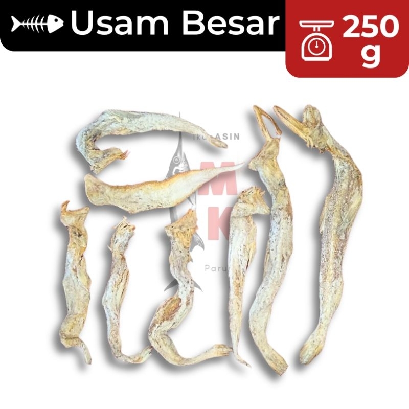 

250g Ikan Asin Usam Besar SUPER / Jambrong / Siting / Abong / Jeprox / Ikan Asin Murah / Ikan Asin Enak