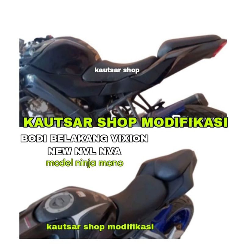 BODI BELAKANG VIXION NVL NVA MODEL BODI NINJA MONO