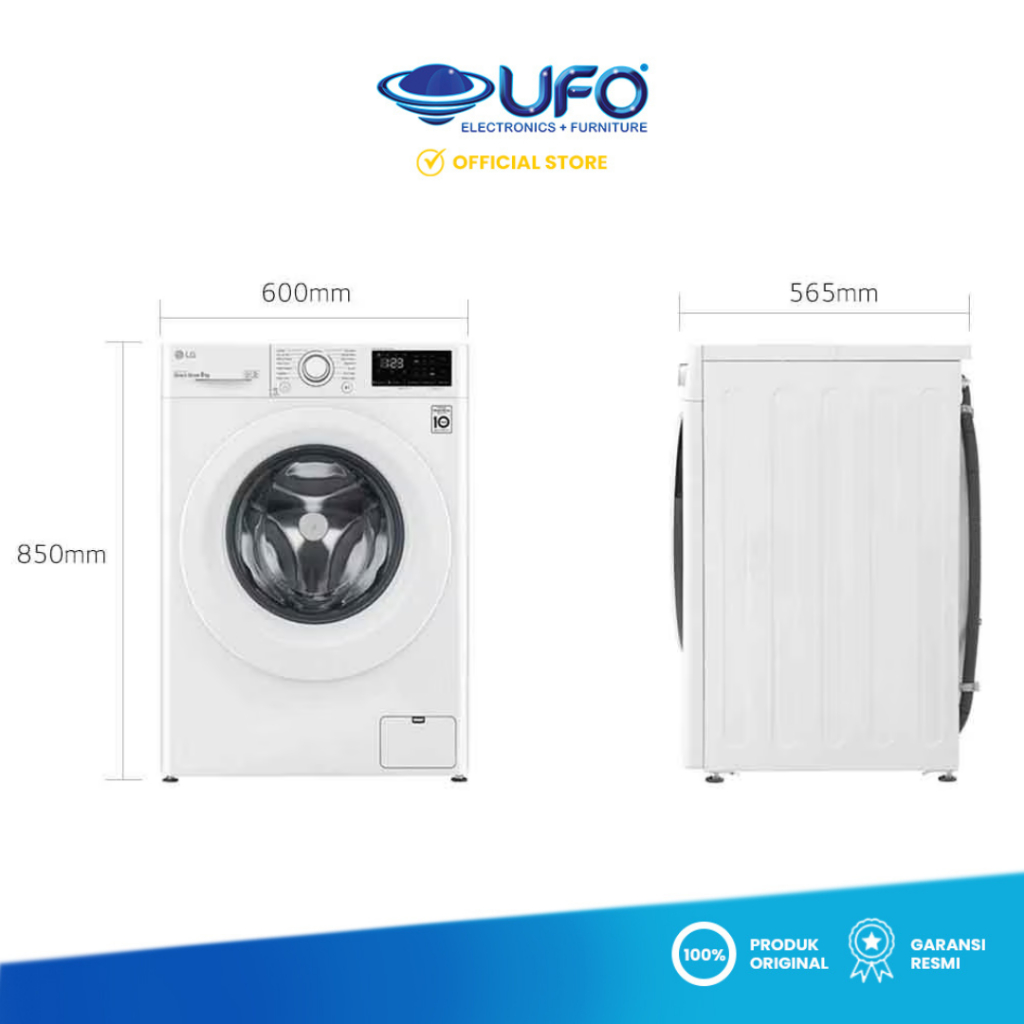 LG FV1209S5WN MESIN CUCI FRONT LOADING 9 KG