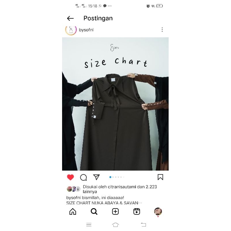 Sudah pesanan bysofni Preloved nuka