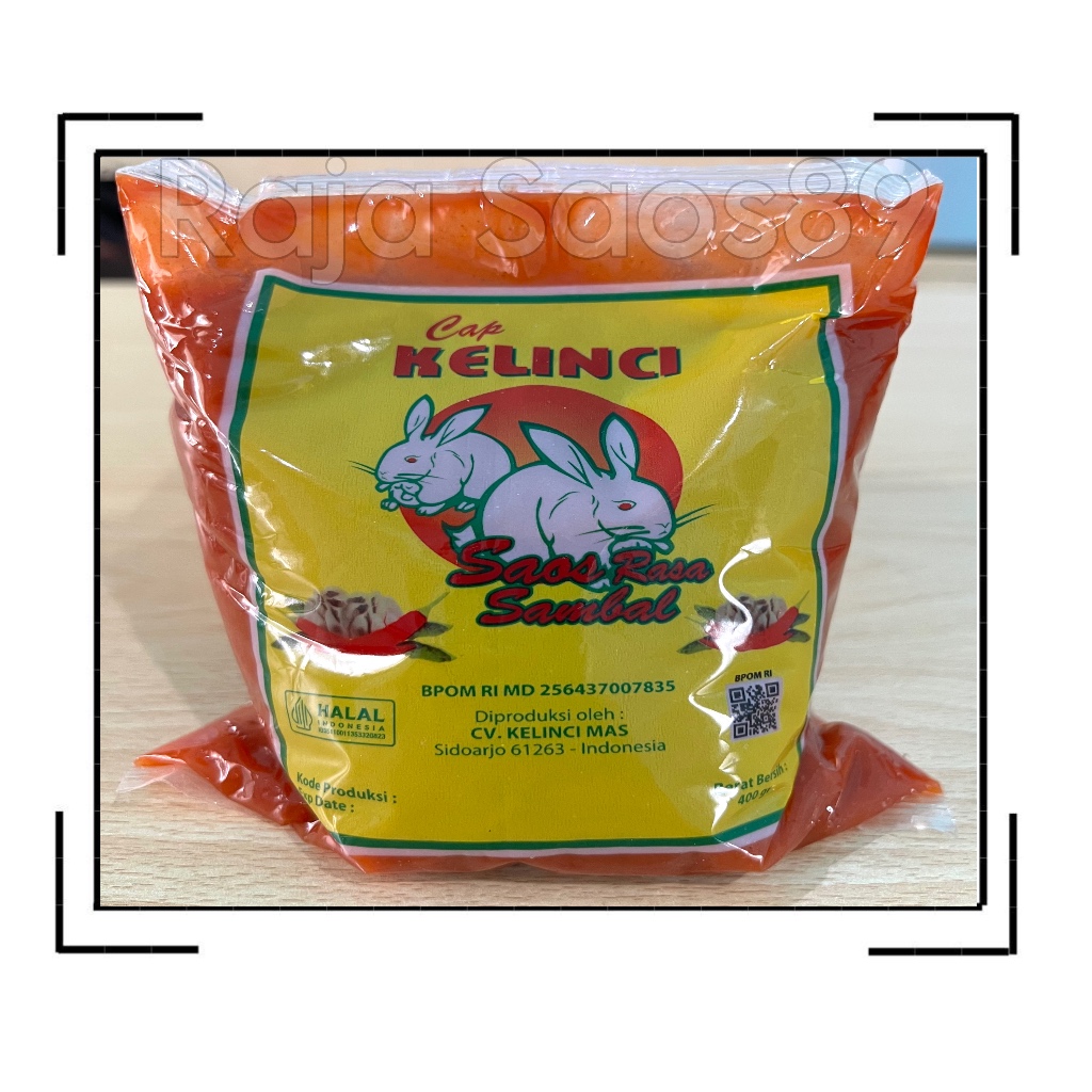 

Raja Saos Sambal/ Saos Rasa Sambal Kelinci/ Sambal/ Saos/ Bumbu Masak
