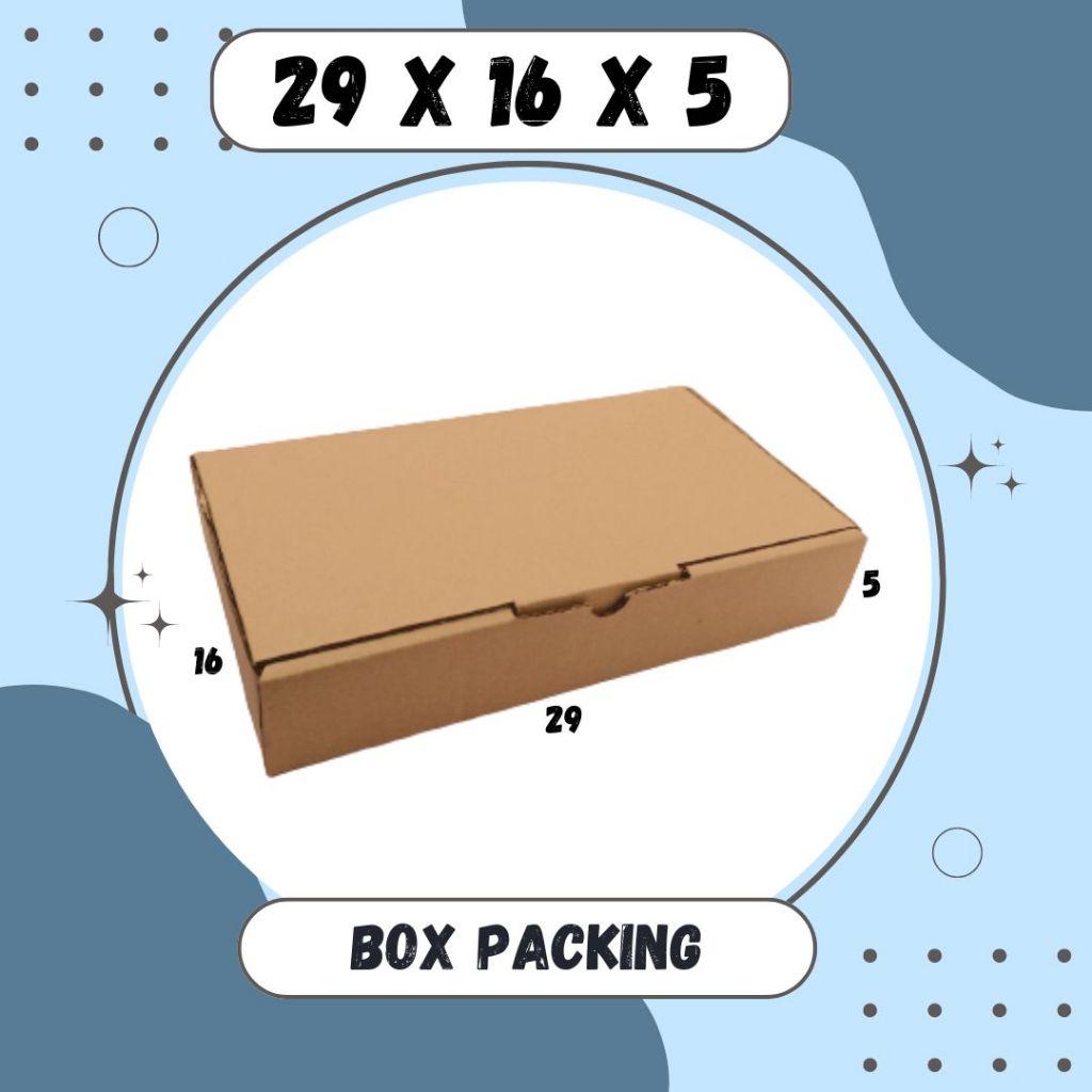 

Dus Packing 29x16x5 LD Kardus Donat Hampers Kotak Kemasan Box Souvenir Karton Sparepart Minyak Wangi