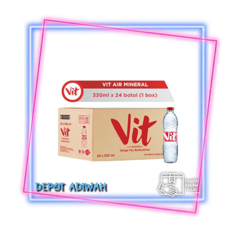 

Vit pet 330ml per karton (isi 24 botol)