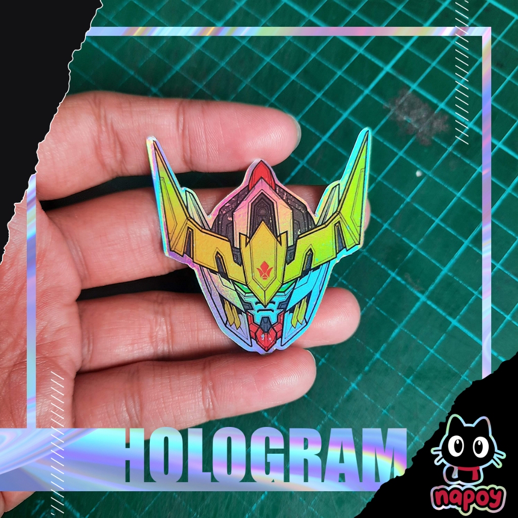 

Stiker Hologram Anime Gundam Barbatos