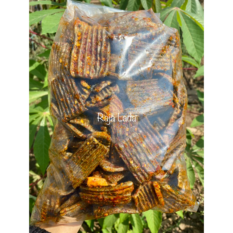 

Kerupuk jengkol bantat Extra pedas daun jeruk 1kg
