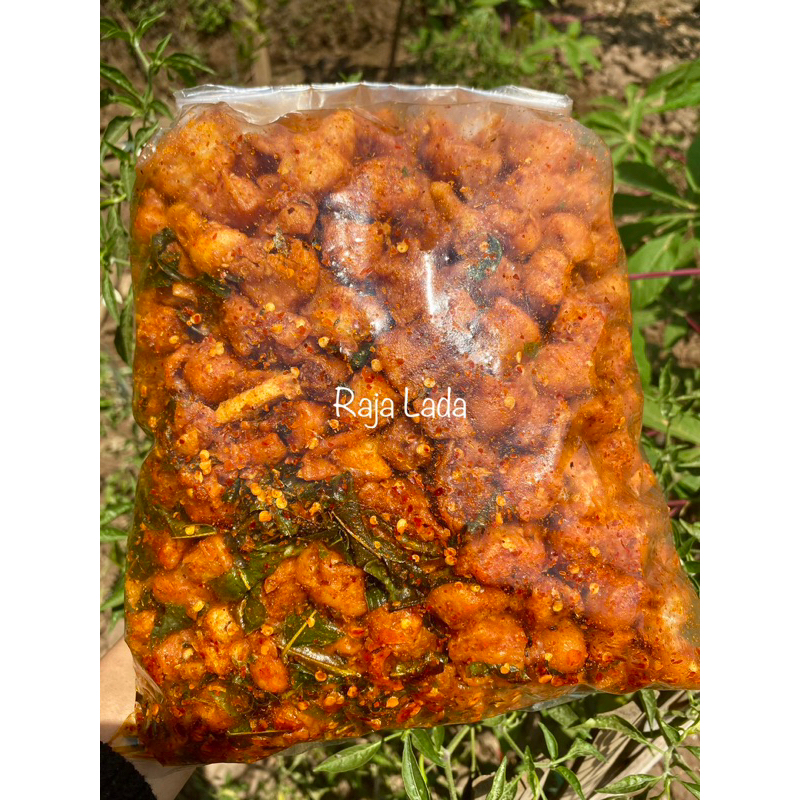 

Siomay kering viral pedas daun jeruk 1kg cemilan kiloan