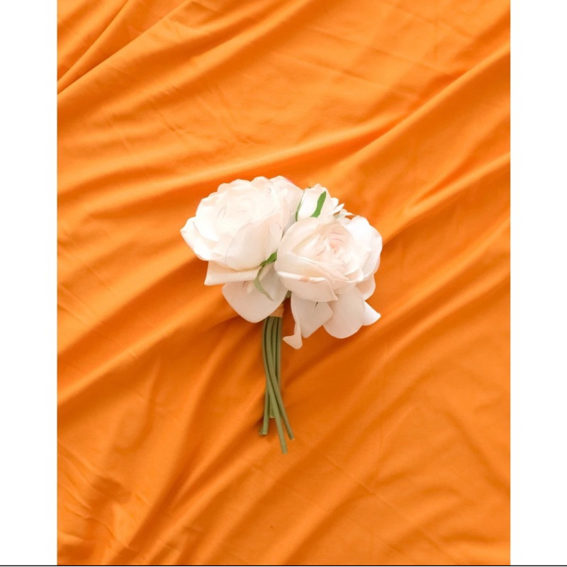 KAIN BACKDROP ORANGE KAIN DEKORASI OREN DEKOR BACKGROUND FOTO LEBAR 3M