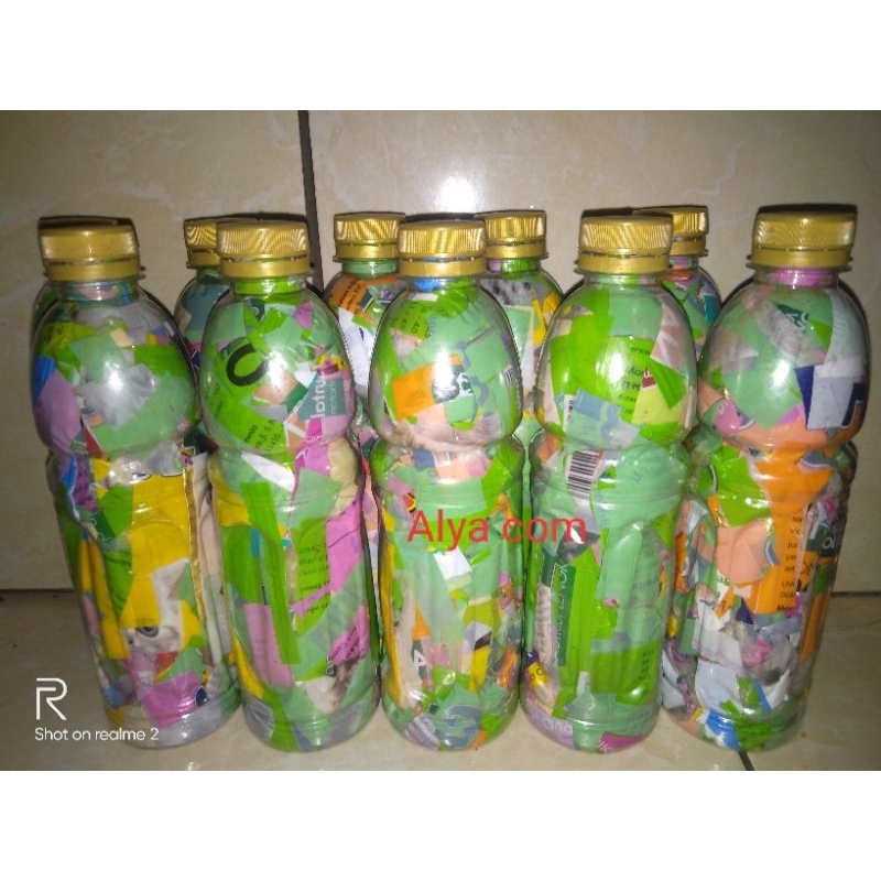 ecobrick botol teh pucuk