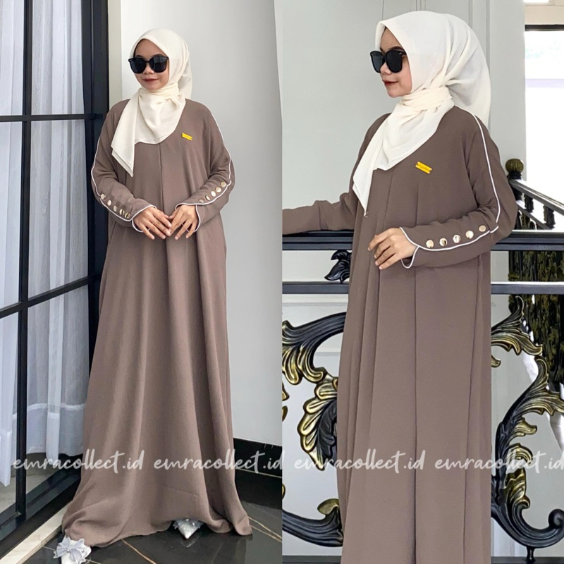 Kekinian Gami Ibuk Busana Muslim Bisa Cod Gams Sari Perempuan Lebaran2025 Premium Baju Dress Polos T