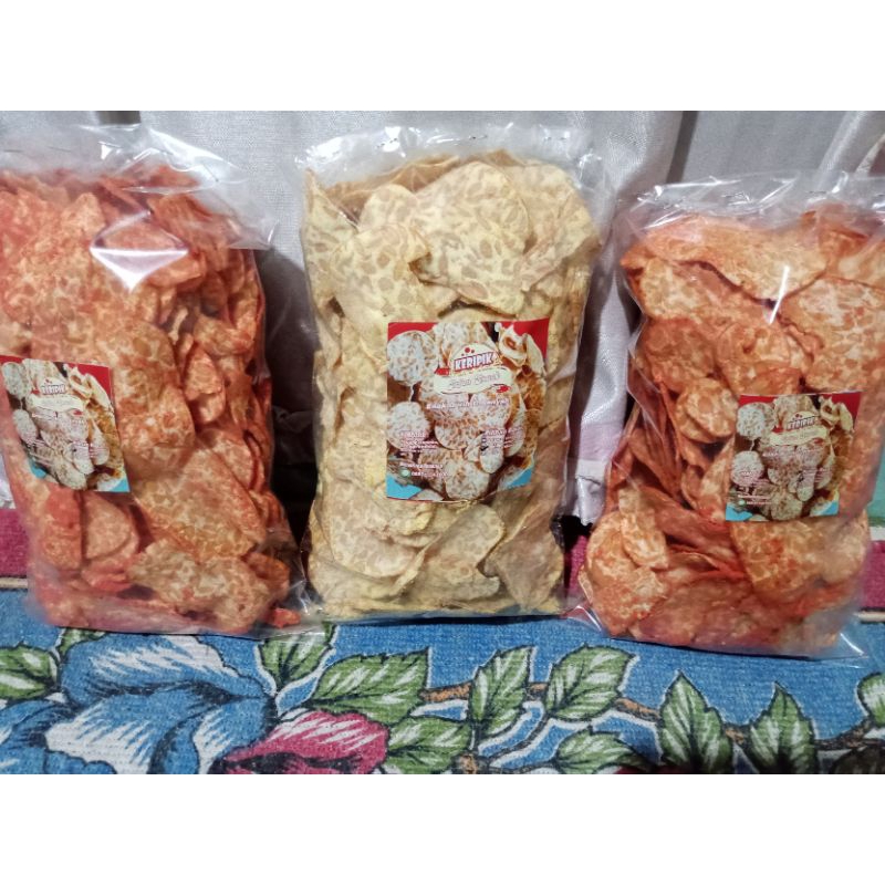 

keripik Tempe sagu 250g/500g/1kg free bubble wrap+kardus