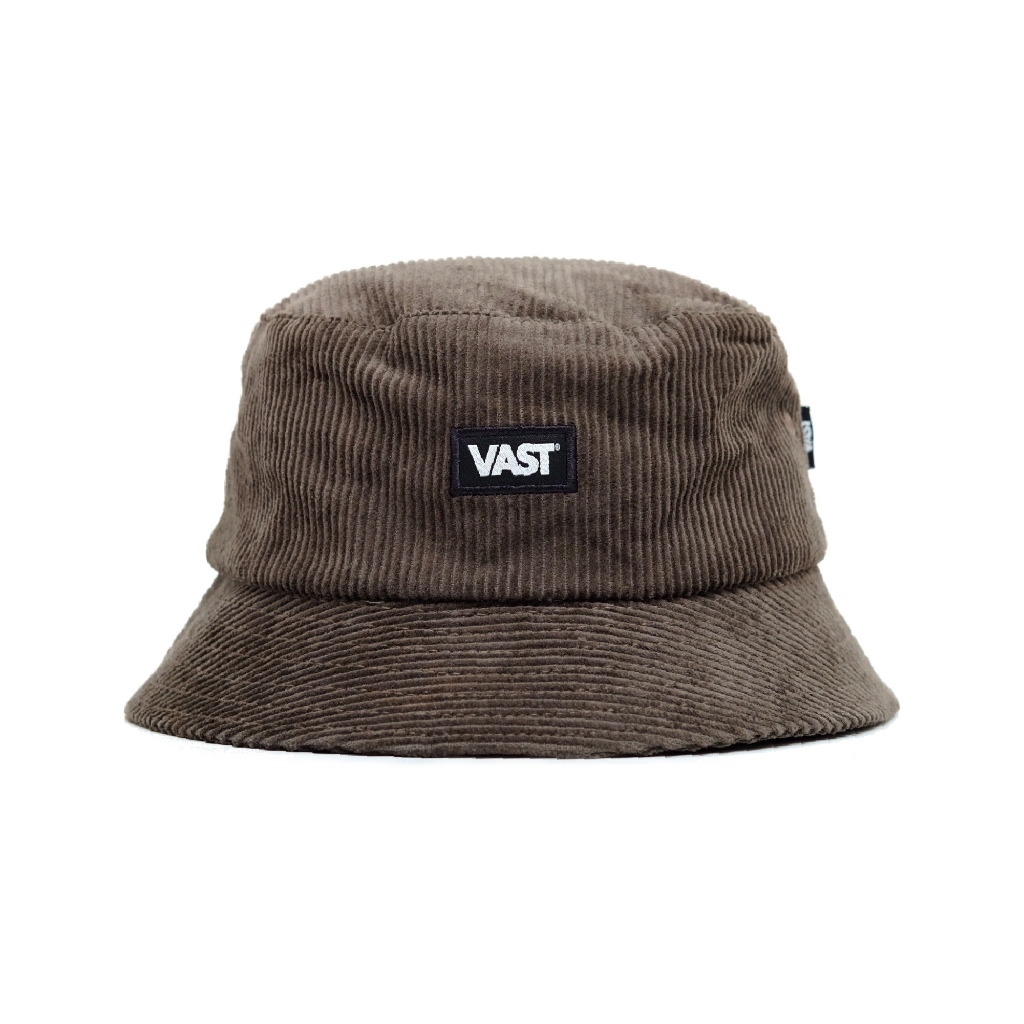 VAST Bucket Hat Corduroy - Logo - VBH-10 - Dark Grey