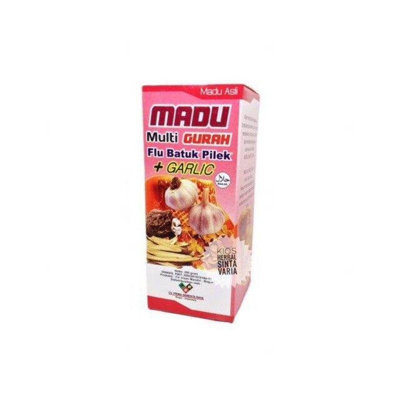 

Madu Multi gurah flu batuk plis garlic 280gr