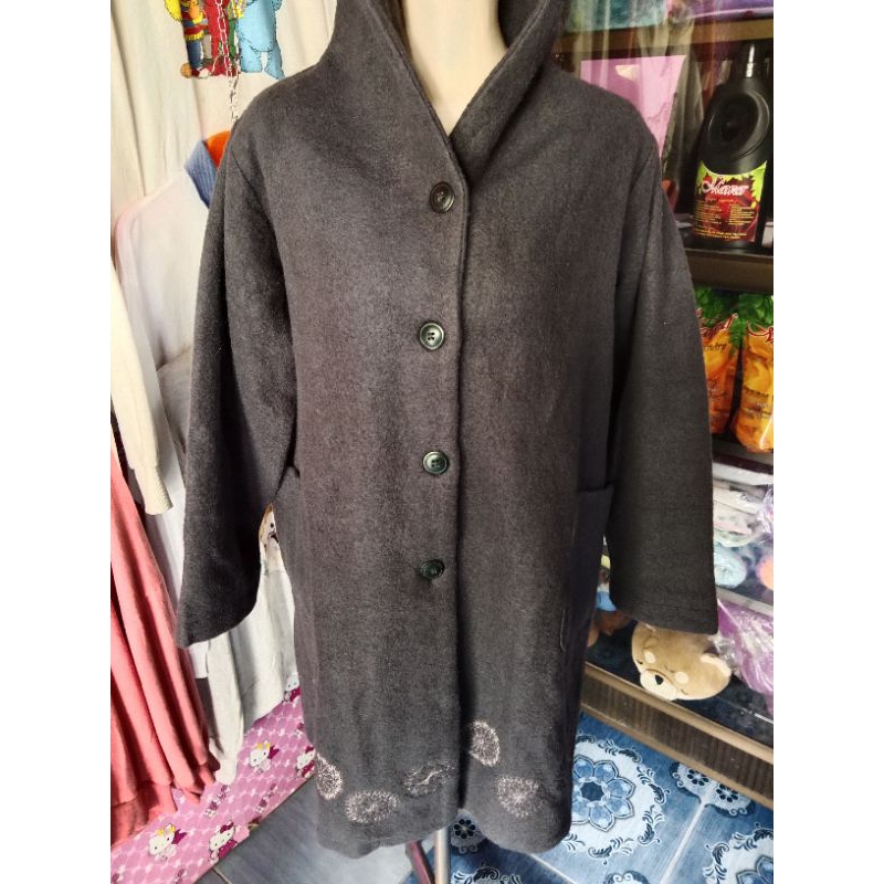 COAT HOODIE WOOL##WINTER##TRENCH COAT