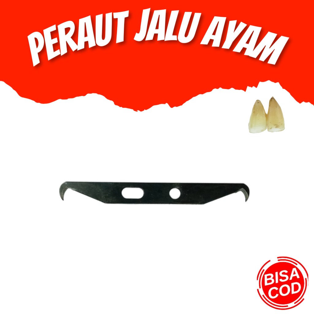 PERLENGKAPAN AYAM - Pisau Tembaga, Pisau Peruncing Jalu, Pisau Tembaga Jalu, Pisau Aji