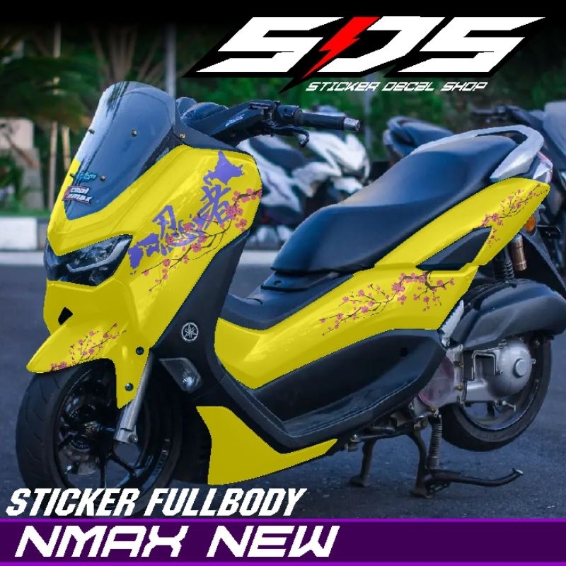 ( COD ) TERBARU Stiker Decal Yamaha NMAX NEW FULL BODY Stiker Decal Nmax New Terkeren