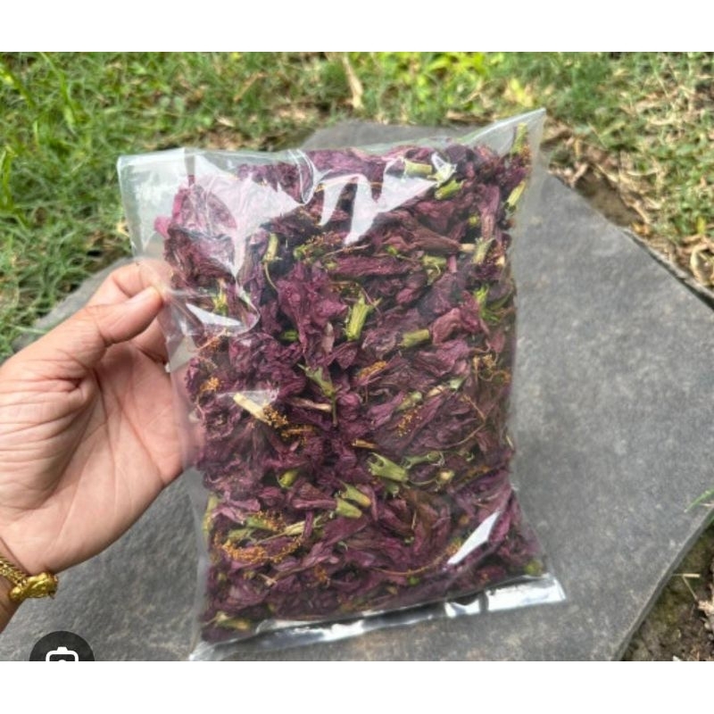 

Bunga Sepatu Merah Kering 25 Gram Kembang Hibiscus Violet Obat Herbal Diabetes Kecantikan Murah