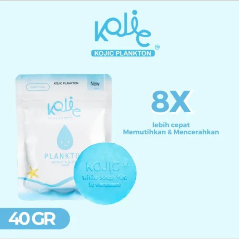 *y* KOJIC PLANKTON BRIGHT & GLOW SOAP 40 GR // sabun kojic plankton = soap kojic plankton