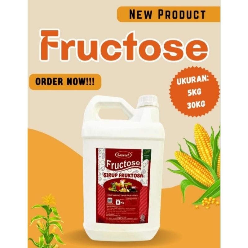 Fructose / Sirup Fruktosa / Sirup Jagung Fruktosa 5kg