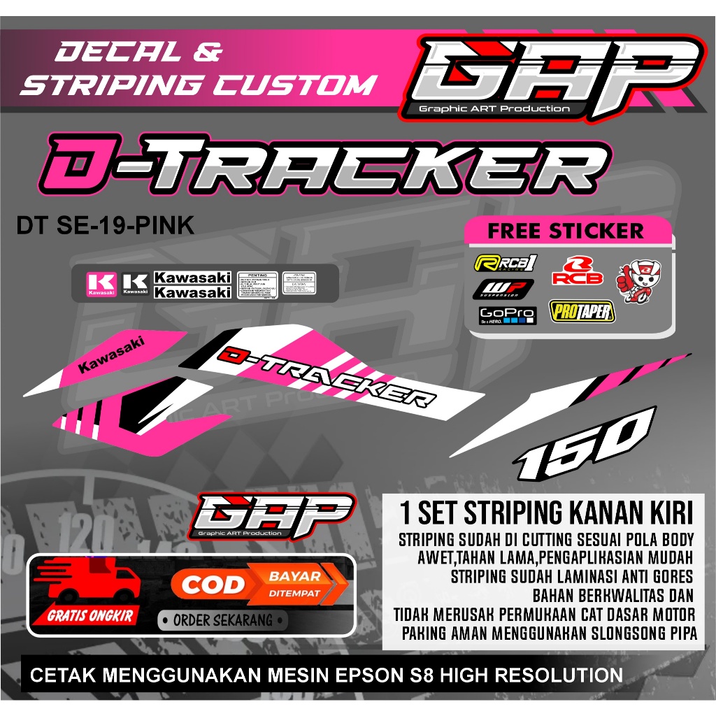 Striping List Variasi Dtracker Motif 2019 se