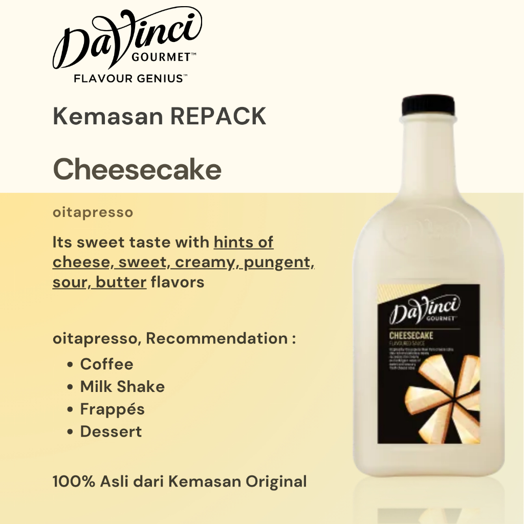 

REPACK - Davinci Cheesecake Sauce [100] g