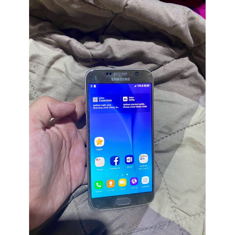Samsung S6 Unit Only Handphone Bekas Second