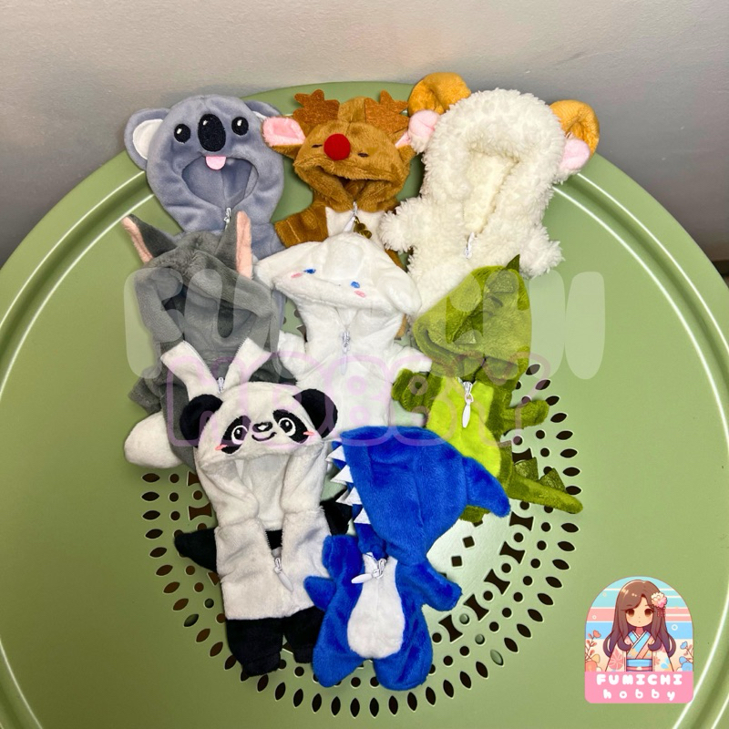 Baju Piama Model Hewan Nendoroid Doll YmY Ob11